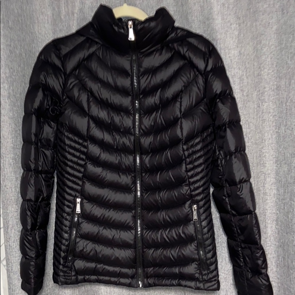 Black down Calvin Klein winter jacket